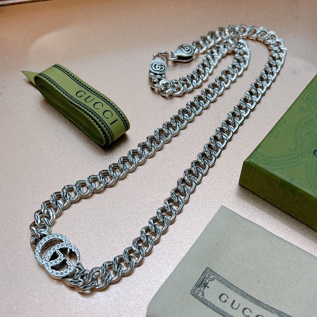 Gvc*1 Necklace Chain Silver