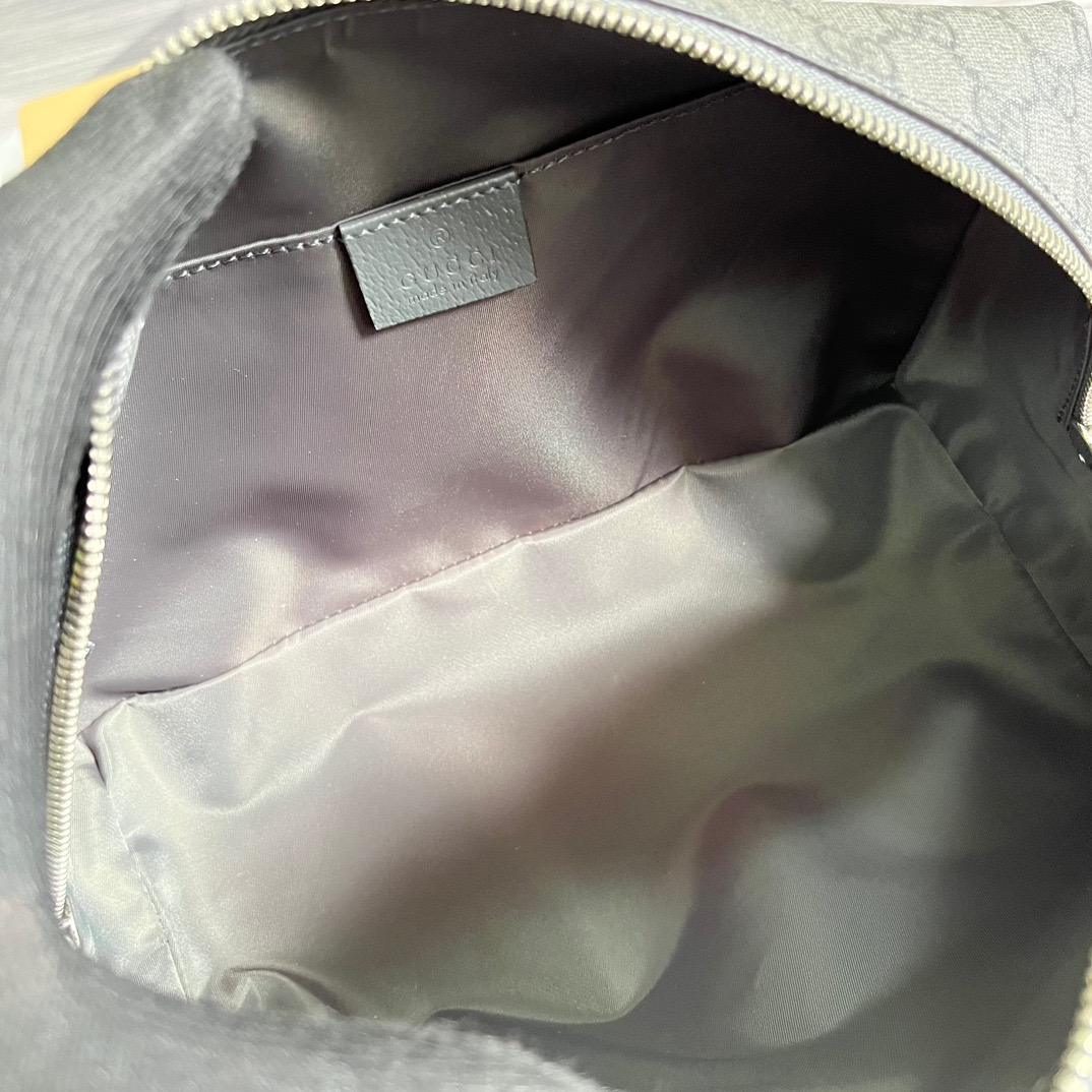 Gvc*1 Ophidia GG Toiletry Case Svp*me Canvas Grey 10.2in/26cm 572767 UULBN 1244