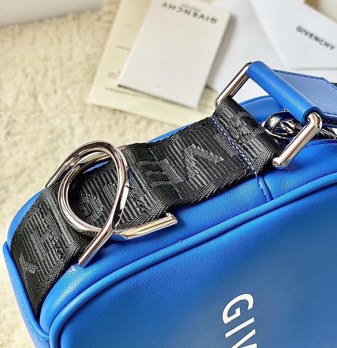 Givenchy Camera Bag Blue/Black/Yellow For Women 7.75in/19.7cm GIV158073