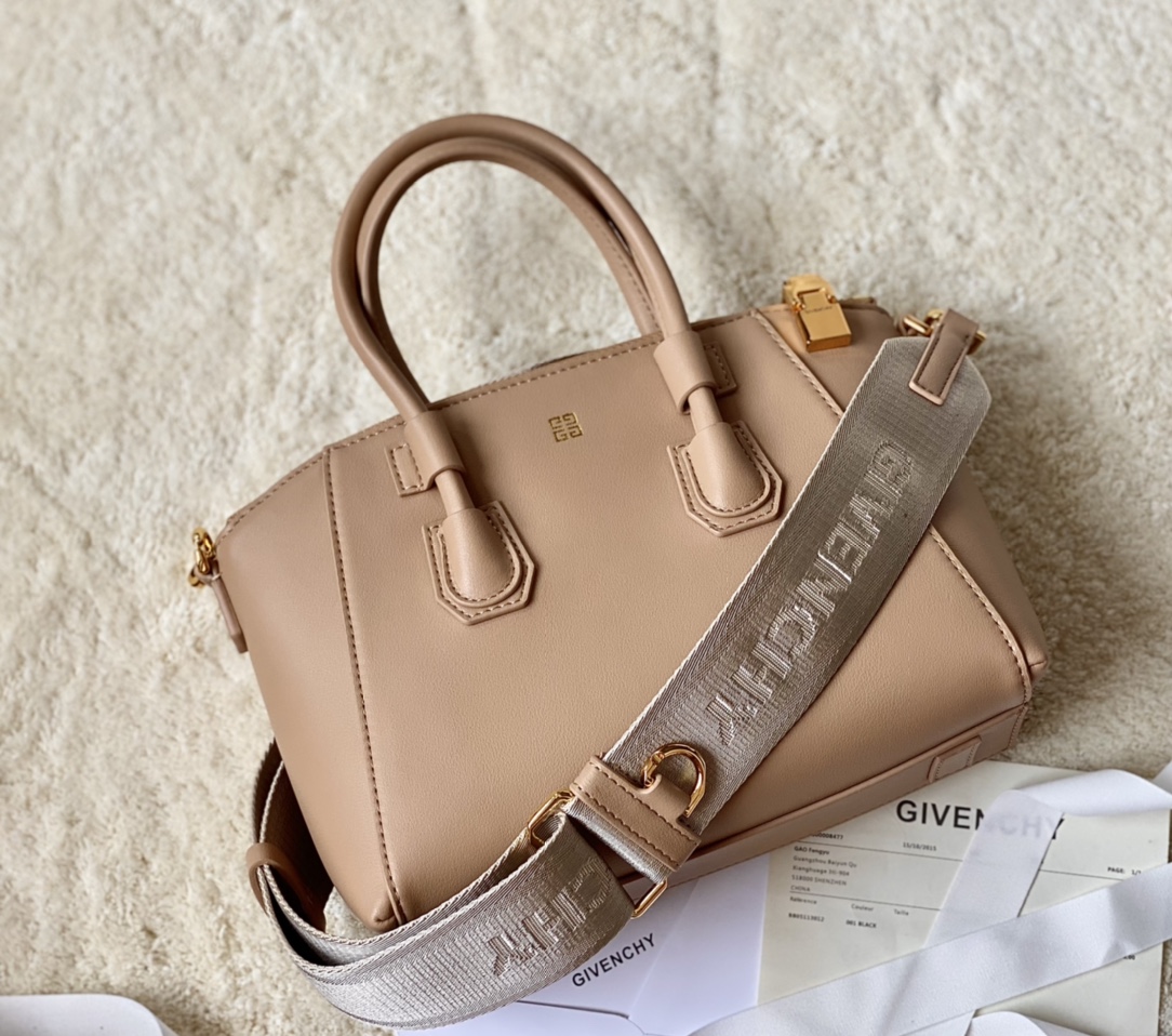 Givenchy Mini Antigona Sport Bag Brown/Black/Beige For Women 8.7in/22cm BB50NVB1HT-001