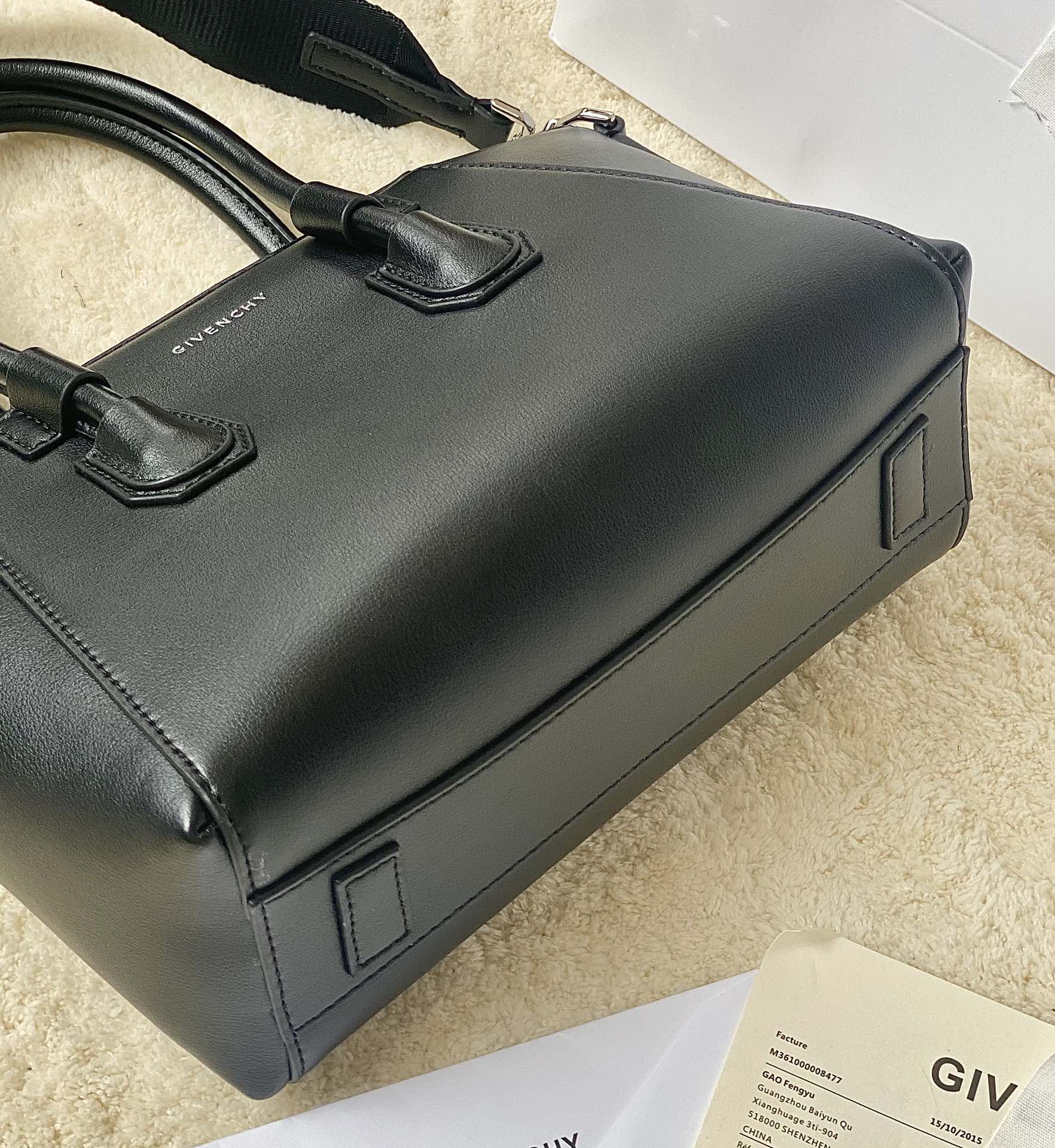 Givenchy Mini Antigona Sport Bag Brown/Black/Beige For Women 8.7in/22cm BB50NVB1HT-001