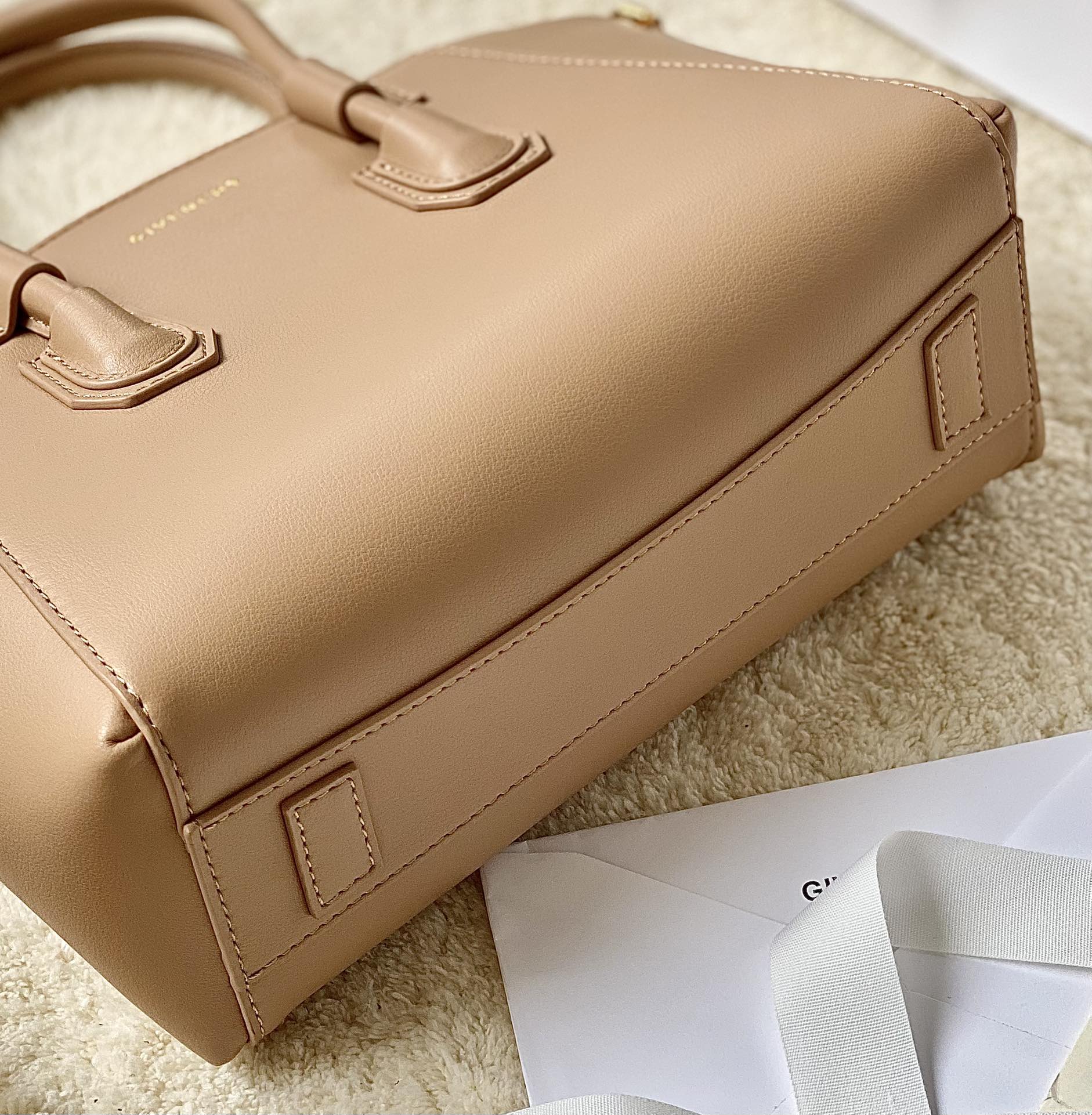 Givenchy Mini Antigona Sport Bag Brown/Black/Beige For Women 8.7in/22cm BB50NVB1HT-001