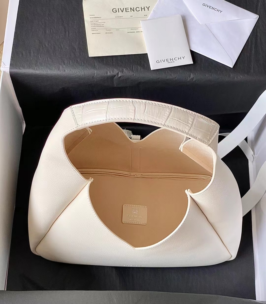 Givenchy Mini G Hobo Bag White For Women‎ 9.8in/25cm BB50QNB1LY-356