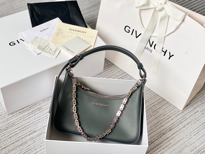 Givenchy Small Moon Cut Out Bag Black/Pink/Cream/Brown/Grey/Dark Grey For Women 9.8in/25cm BB50LGB1A4-001