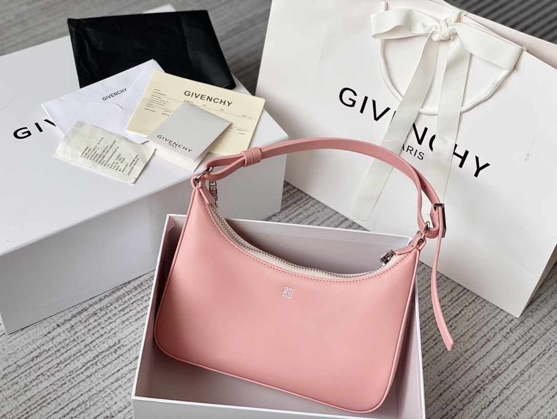 Givenchy Small Moon Cut Out Bag Black/Pink/Cream/Brown/Grey/Dark Grey For Women 9.8in/25cm BB50LGB1A4-001