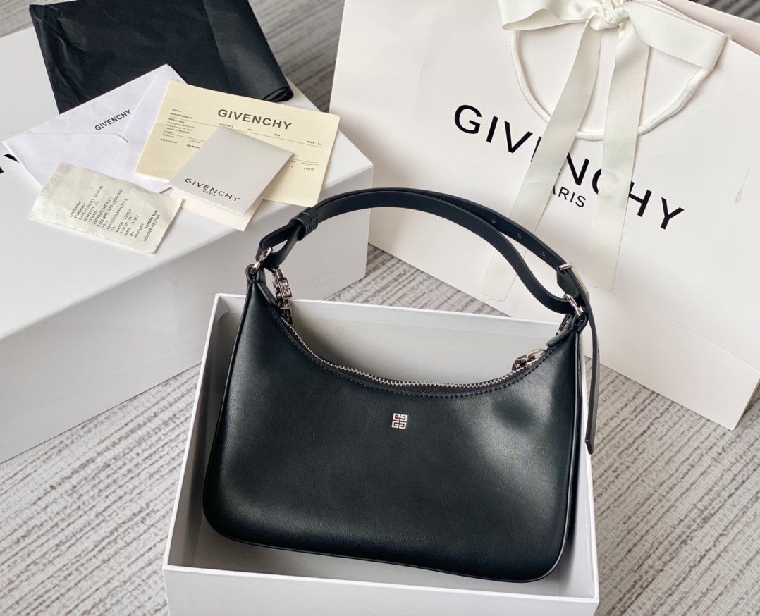 Givenchy Small Moon Cut Out Bag Black/Pink/Cream/Brown/Grey/Dark Grey For Women 9.8in/25cm BB50LGB1A4-001