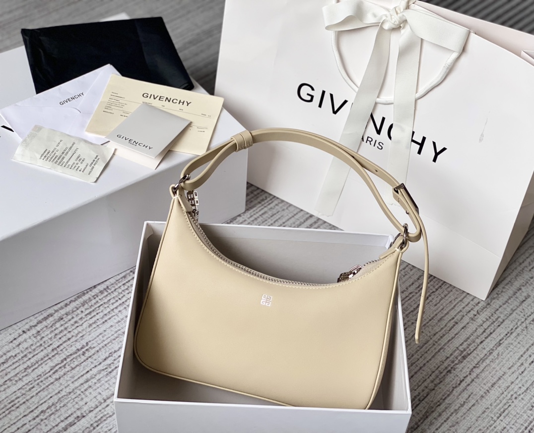 Givenchy Small Moon Cut Out Bag Black/Pink/Cream/Brown/Grey/Dark Grey For Women 9.8in/25cm BB50LGB1A4-001