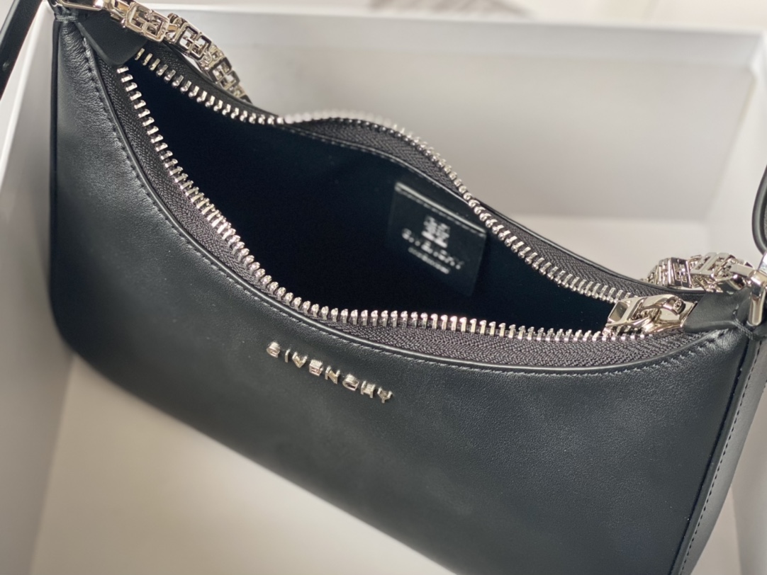 Givenchy Small Moon Cut Out Bag Black/Pink/Cream/Brown/Grey/Dark Grey For Women 9.8in/25cm BB50LGB1A4-001