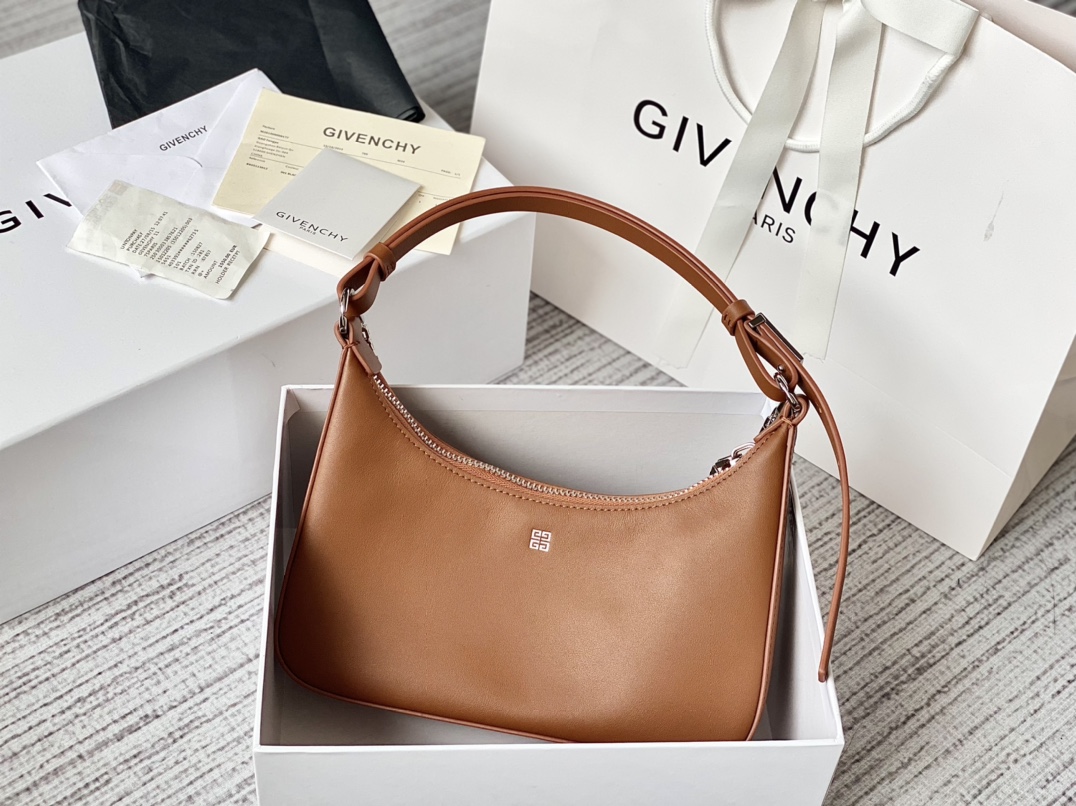 Givenchy Small Moon Cut Out Bag Black/Pink/Cream/Brown/Grey/Dark Grey For Women 9.8in/25cm BB50LGB1A4-001