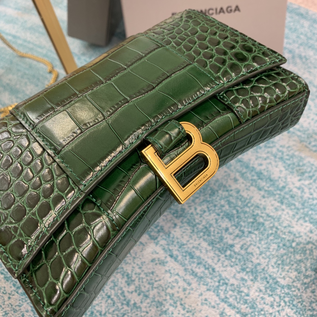 Ba1en*iaga Hourglass Wallet Pink/Burgundy/Dark Green/Black For Women 7.6in/19cm 6560501LRGM6310