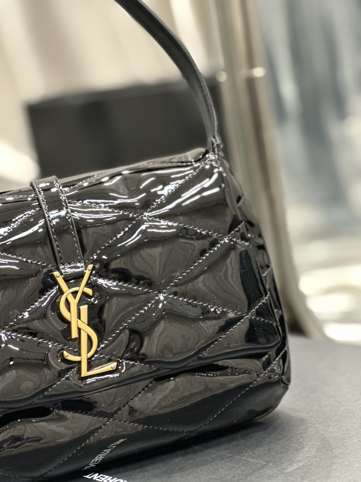 Sa1nt Lau*nt Le 5a7 Shoulder Bag Black For Women 9.4in/24cm SLAU-WY2177