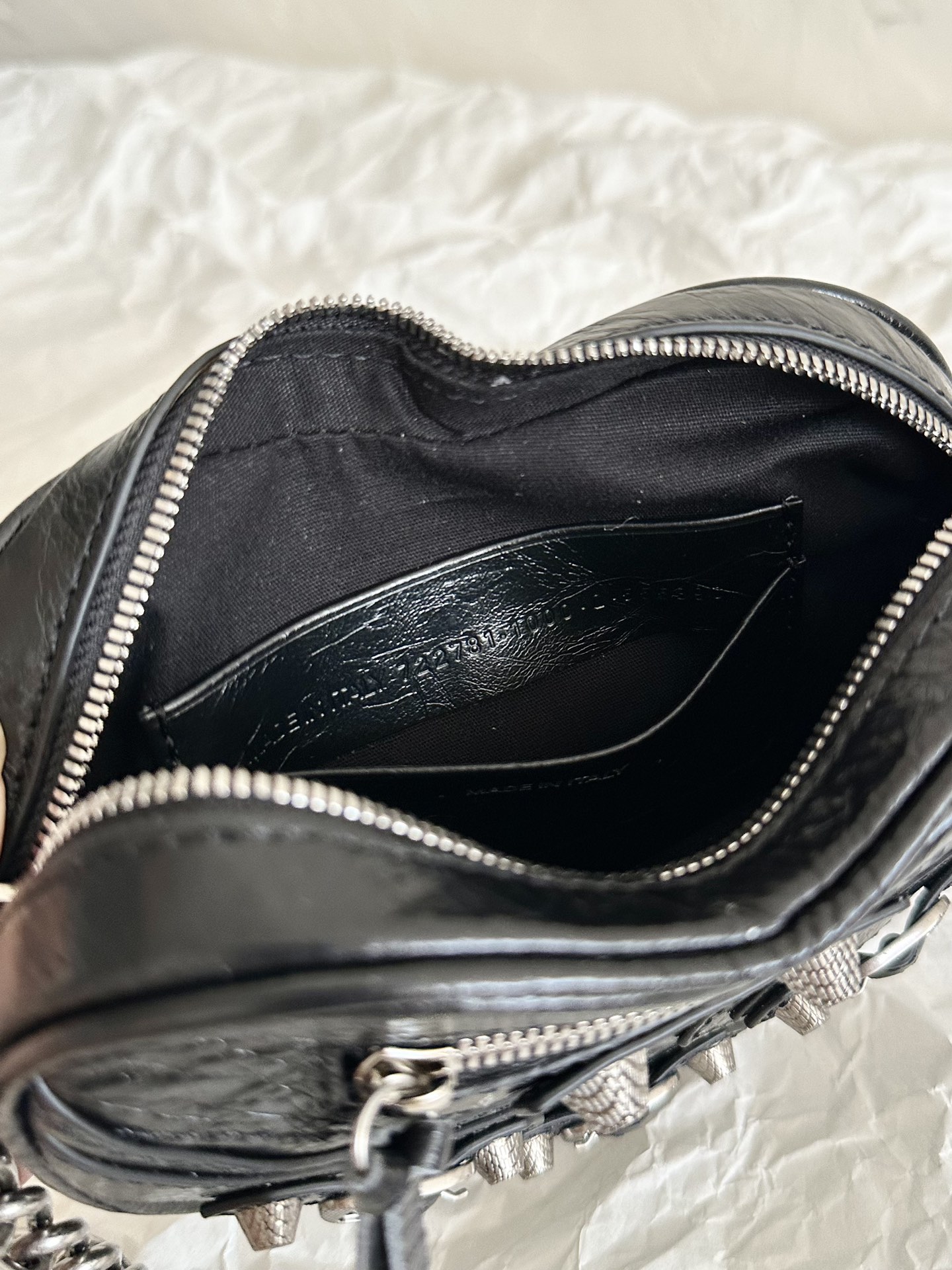Ba1en*iaga Le Cagole Heart Mini Bag Black/Pink For Women 6.3in/16cm 7227811VG9Y1000