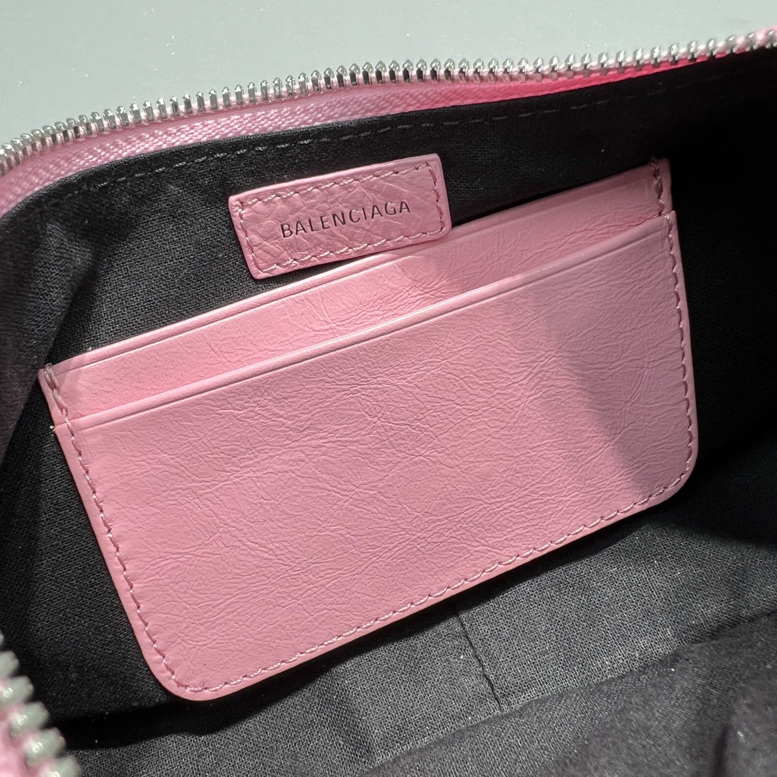 Ba1en*iaga Le Cagole Mini Bag Black/White/Pink For Women 8.2in/20.8cm 6958141VG9Y1000