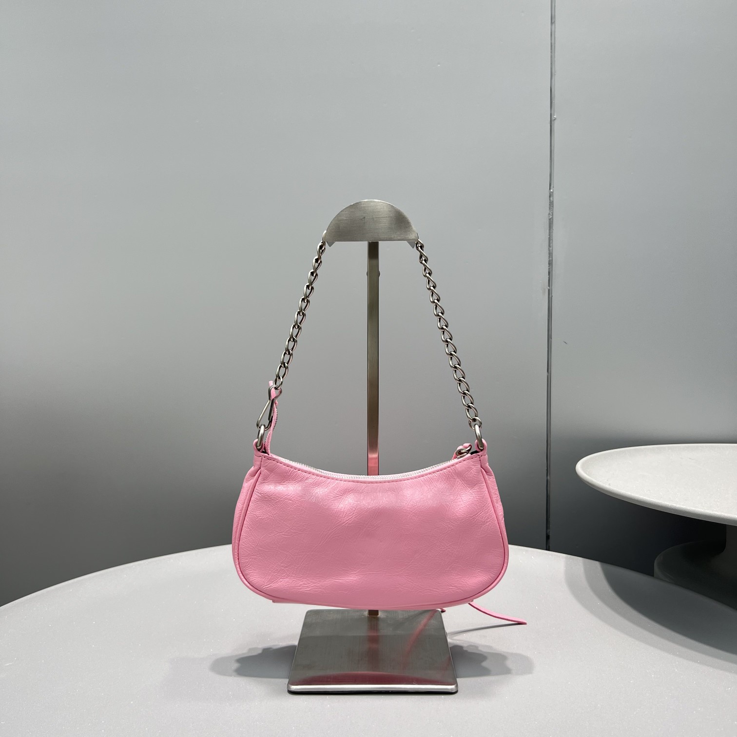 Ba1en*iaga Le Cagole Mini Bag Black/White/Pink For Women 8.2in/20.8cm 6958141VG9Y1000