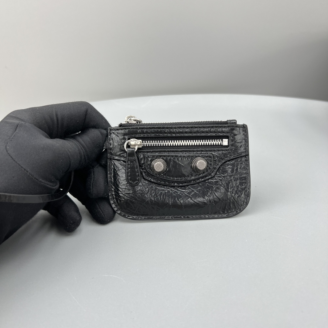 Ba1en*iaga Le Cagole XS Flap Bag Black For Women 9.4in/24cm