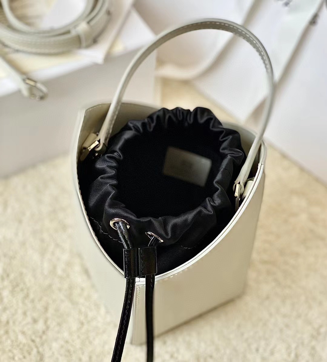 Givenchy Mini Cut Out Bucket Bag Black/White For Women 6.3in/16cm BB50NRB1GV 001
