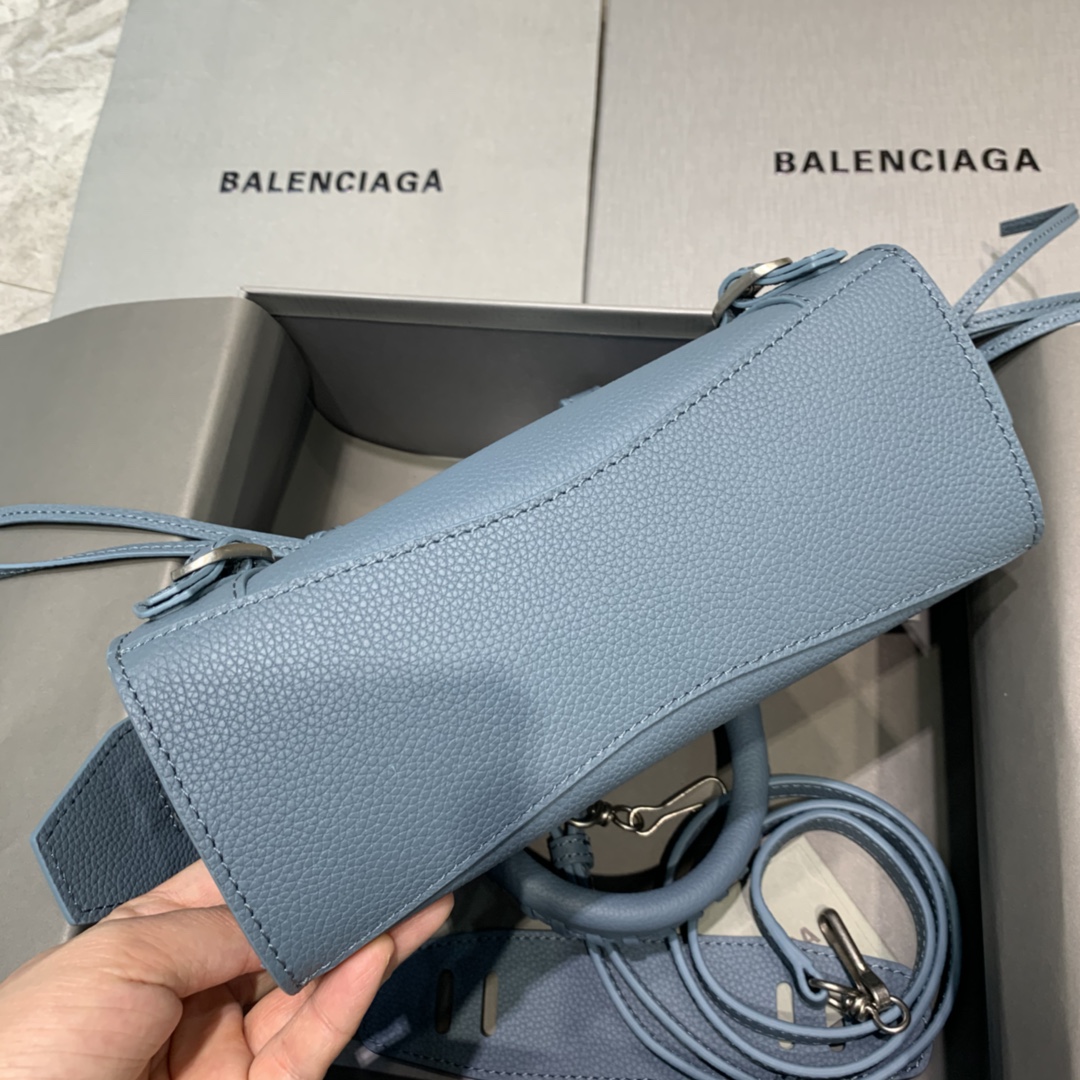 Ba1en*iaga Neo Classic Mini Handbag Black/Blue For Women 8.6in/21.8cm 69806715Y471000