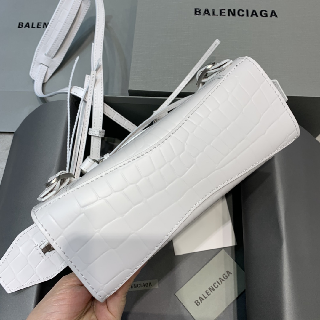 Ba1en*iaga Neo Classic Mini Handbag Black/White For Women 8.6in/21.8cm