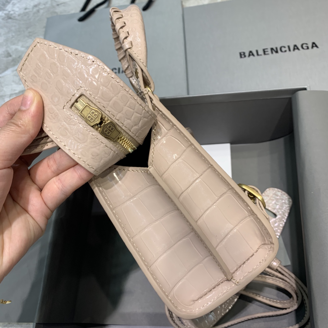 Ba1en*iaga Neo Classic Mini Handbag Black/Dark Blue/Cream/Brown/Green Khaki For Women‎ 8.6in/21.8cm