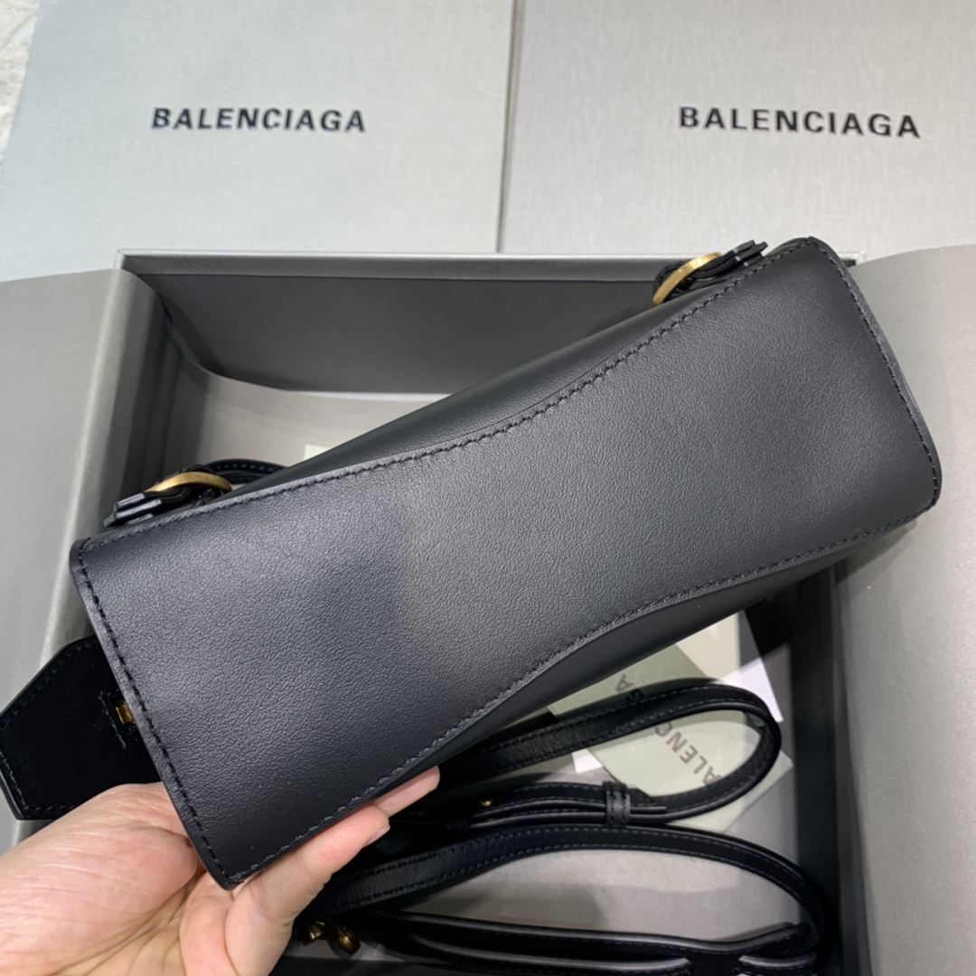 Ba1en*iaga Neo Classic Mini Handbag Black/White For Women 8.6in/21.8cm