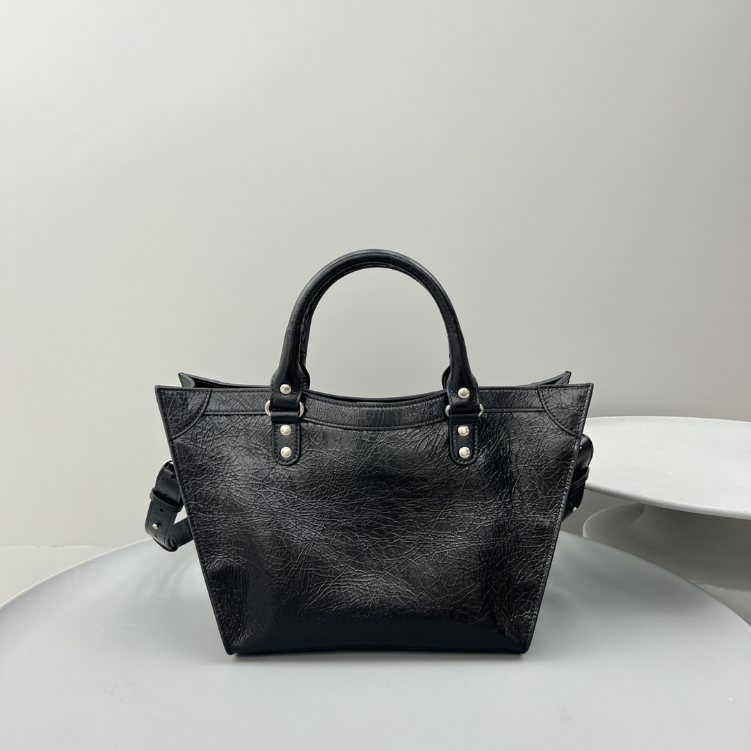 Ba1en*iaga Neo Classic Small Handbag Black For Women 13in/33cm