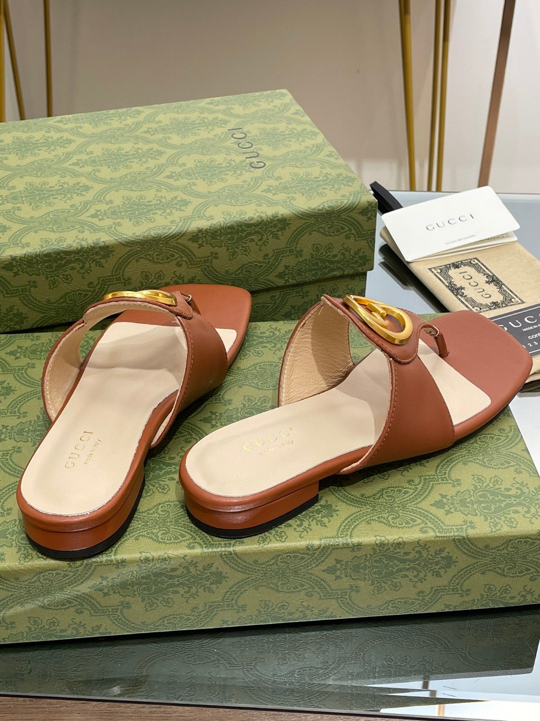 Gvc*1 Blondie Thong Sandal Brown For Women 