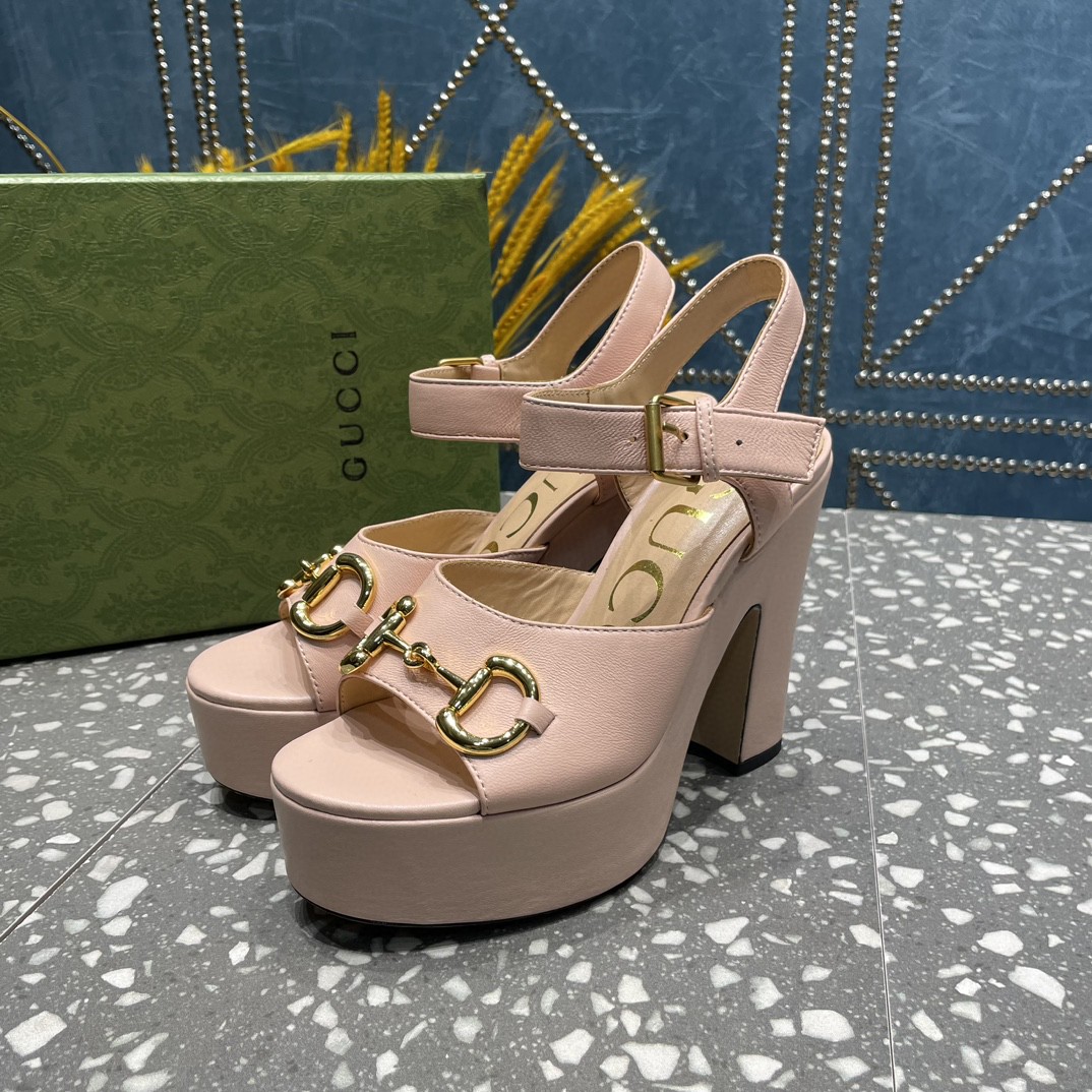 Gvc*1 Platform Sandal With Horsebit Light Pink For Women 
