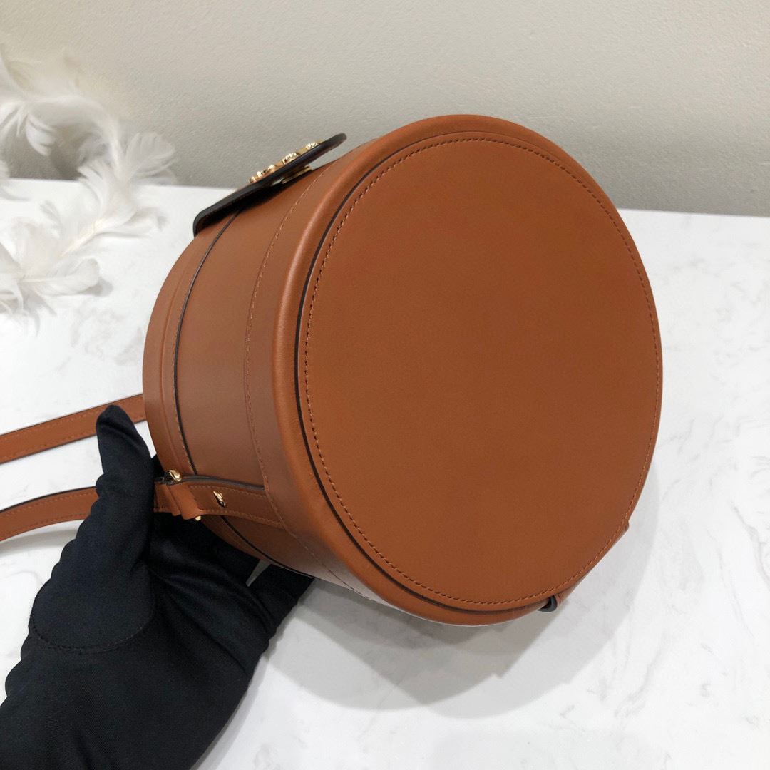 Ce1i*e Shocket Bag Brown For Women 6.7in/17cm