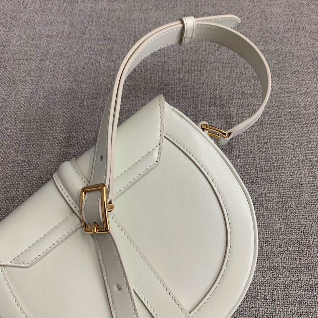 Ce1i*e Small Besace 16 Bag In Satinated Black/White/Light Pink For Women 7in/19cm 188013BEY.38NO