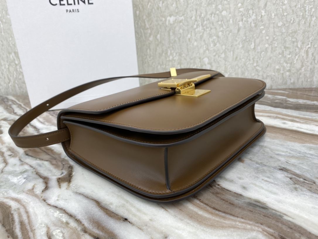 Ce1i*e Teen Classic Bag In Box Black/Brown/Red/Burgundy/Green/Dark Red For Women 7in/18.5cm 192523DLS.38NO