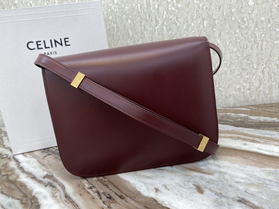 Ce1i*e Teen Classic Bag In Box Black/Brown/Red/Burgundy/Green/Dark Red For Women 7in/18.5cm 192523DLS.38NO