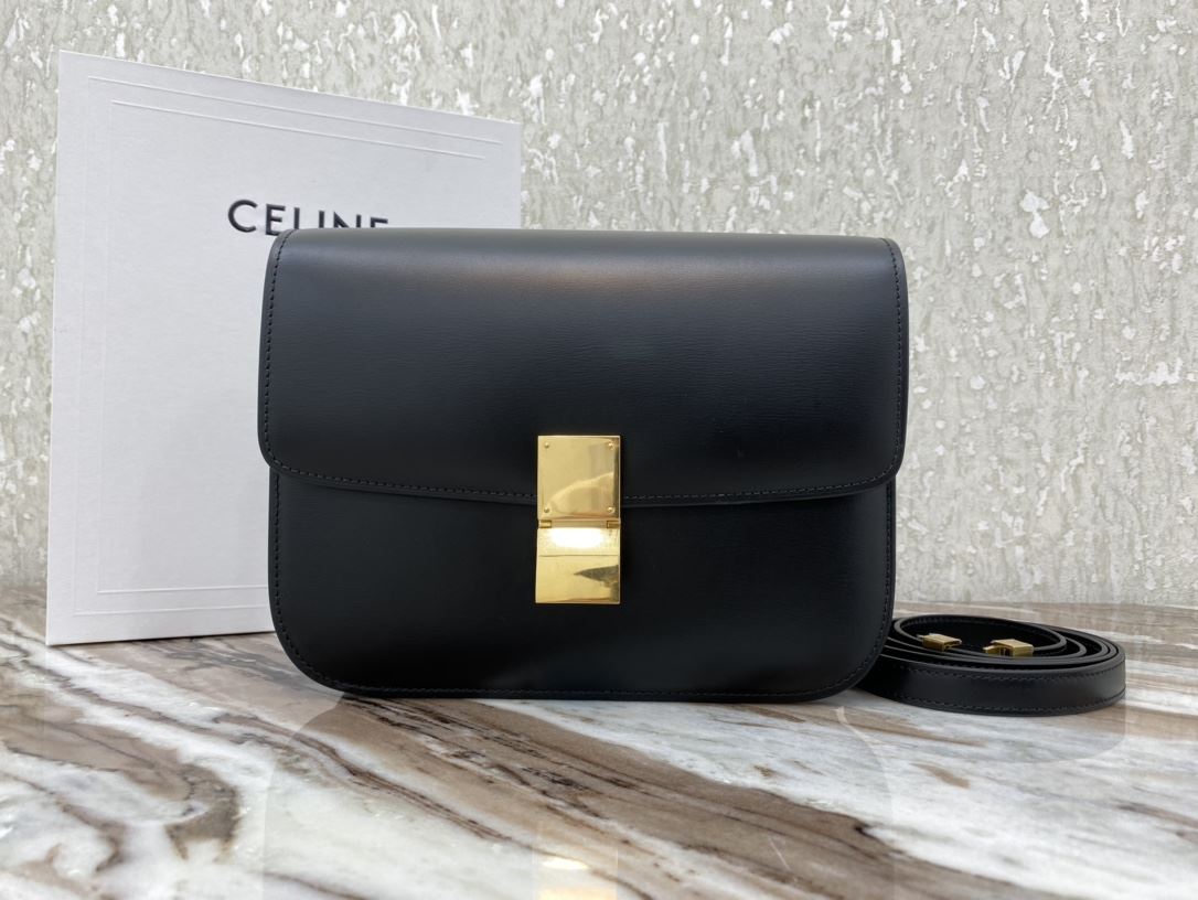 Ce1i*e Teen Classic Bag In Box Black/Brown/Red/Burgundy/Green/Dark Red For Women 7in/18.5cm 192523DLS.38NO