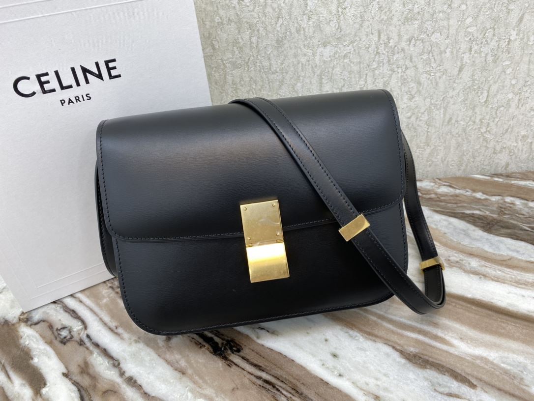 Ce1i*e Teen Classic Bag In Box Black/Brown/Red/Burgundy/Green/Dark Red For Women 7in/18.5cm 192523DLS.38NO