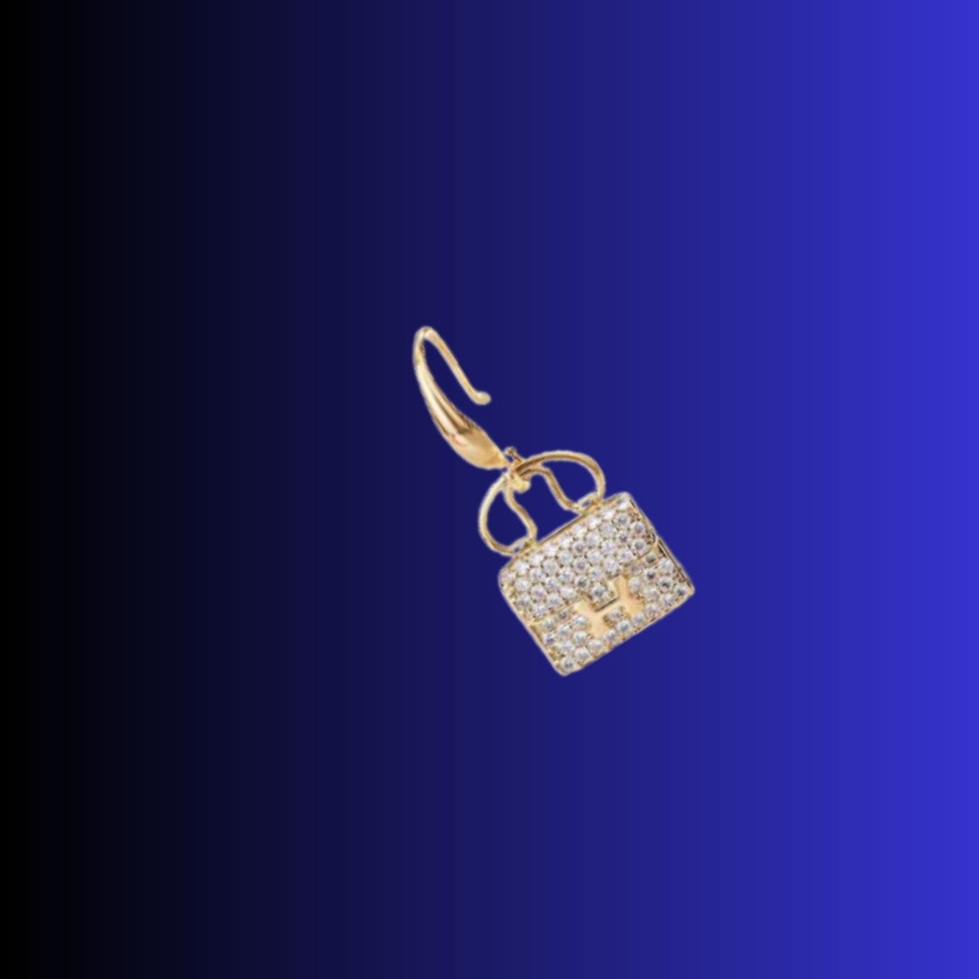 H**me5 Amulettes Constance Earrings Gold Tone For Women