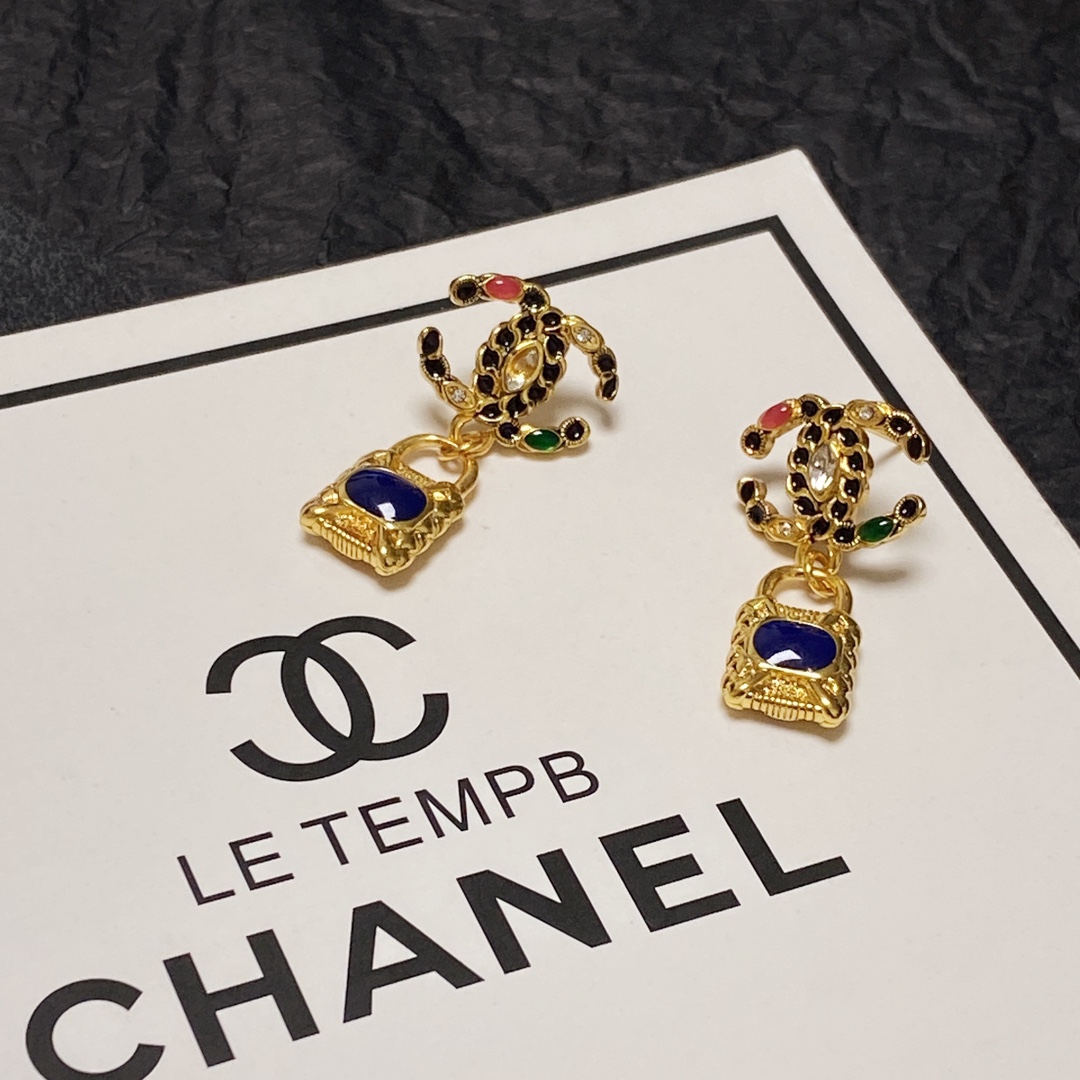 Mesh Earrings Gold For Women