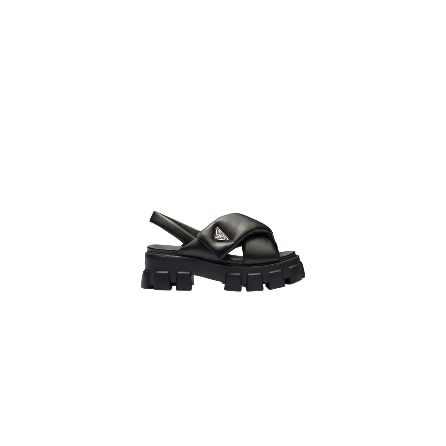 Monolith Padded Nappa Leather Sandals For Women 1X123N_2DL8_F0002_F_055