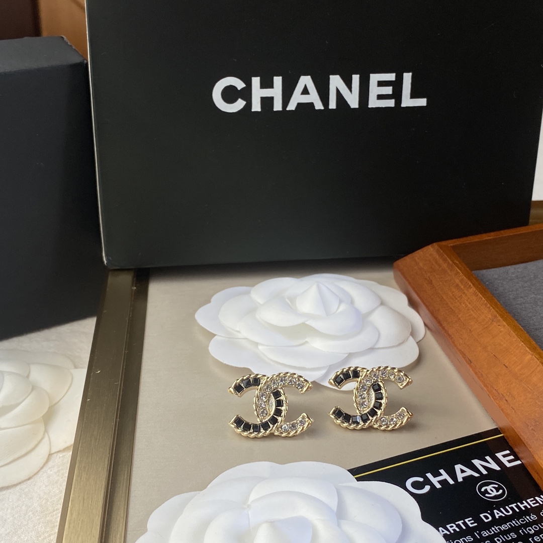 Ch**el Spring Earrings Gold For Women