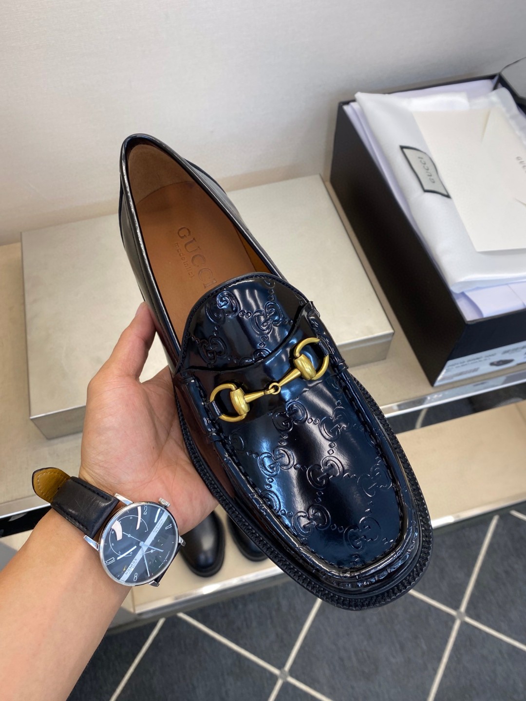 Gvc*1 1953 Horsebit Loafer Black For Men