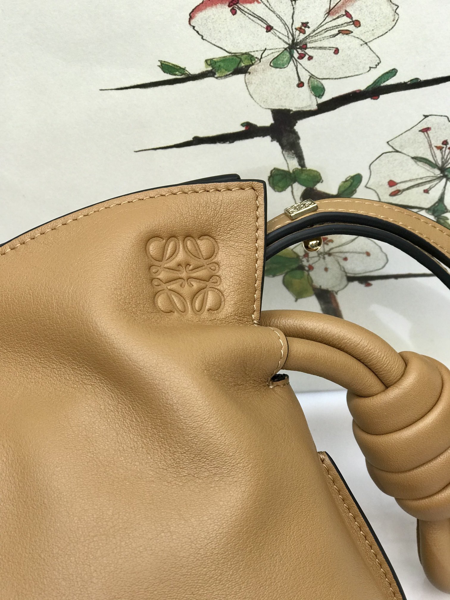 L0ew* Mini Flamenco Clutch Black/Brown/Dark Green/Green For Women 9.4in / 23.9cm A411FC2X37