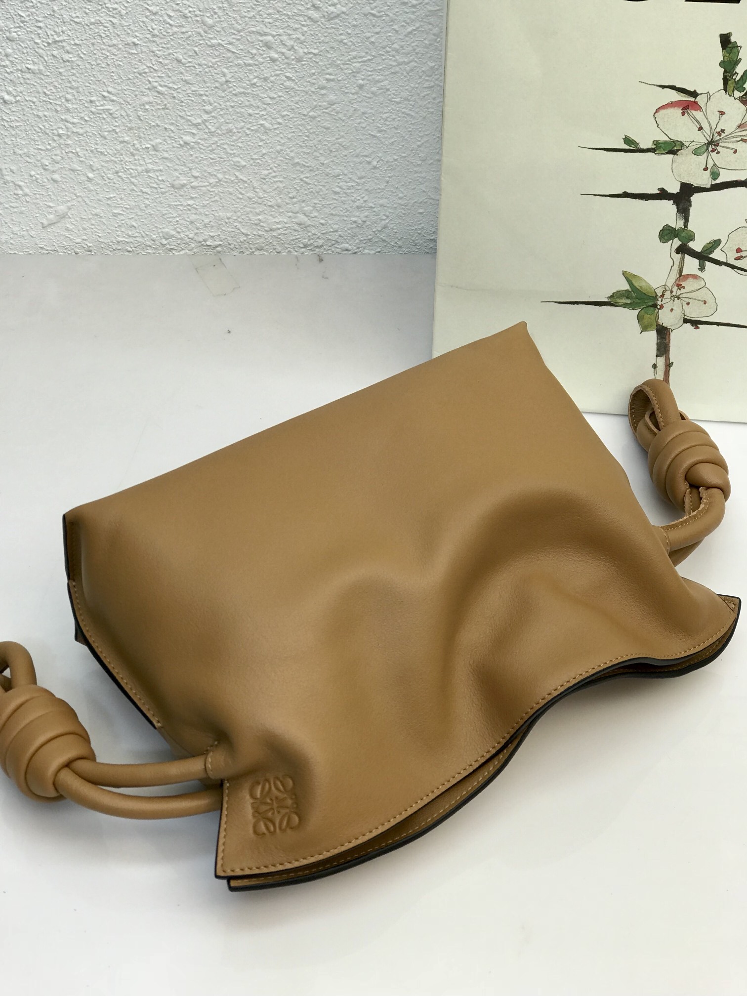 L0ew* Mini Flamenco Clutch Black/Brown/Dark Green/Green For Women 9.4in / 23.9cm A411FC2X37