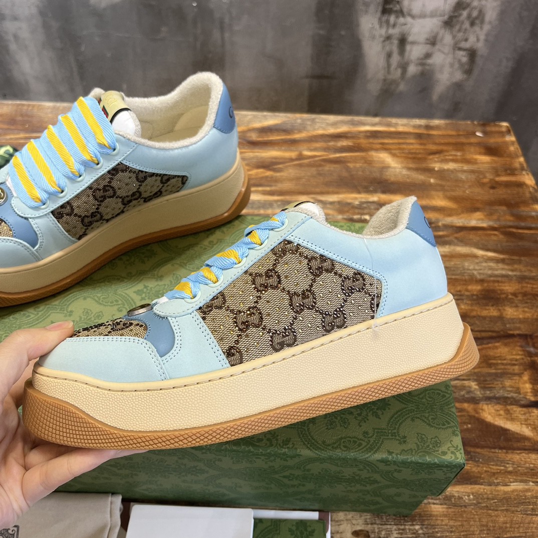 Gvc*1 Screener GG Sneaker Light Blue For Men