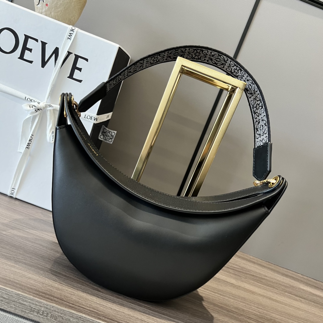 L0ew* Small Luna Bag Black/Brown/Cream/Green/Yellow For Women 12in / 30.5cm A923PM1X01
