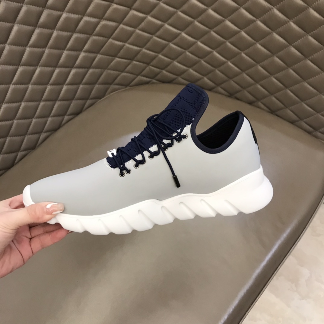 F**di FD Faster Trainers Grey For Men