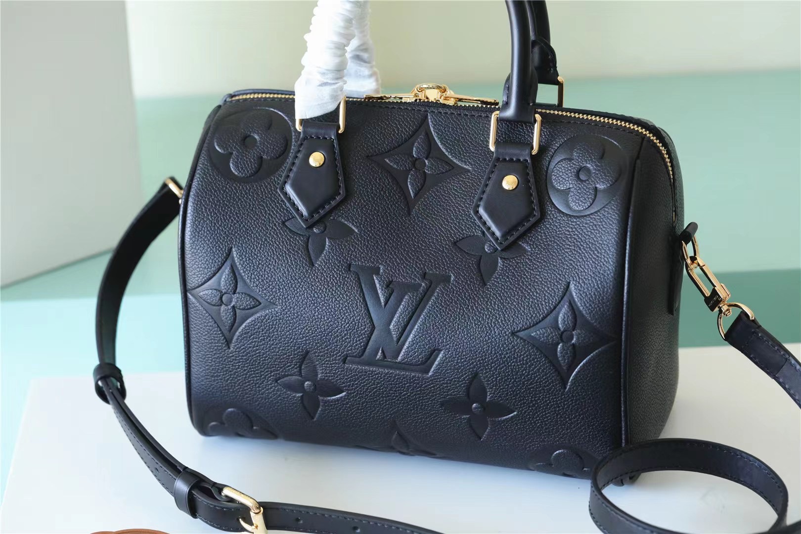 L0vis Vvtt0n Speedy Bandoulière 25 Bag Black For Women 9.8n/25cm M58951