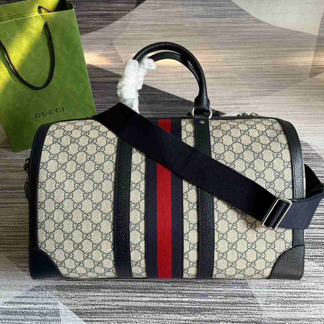 Gvc*1 Savoy Small Duffle Bag Blue/Black 17.7 in/45 cm 724642 9C2SN 4076