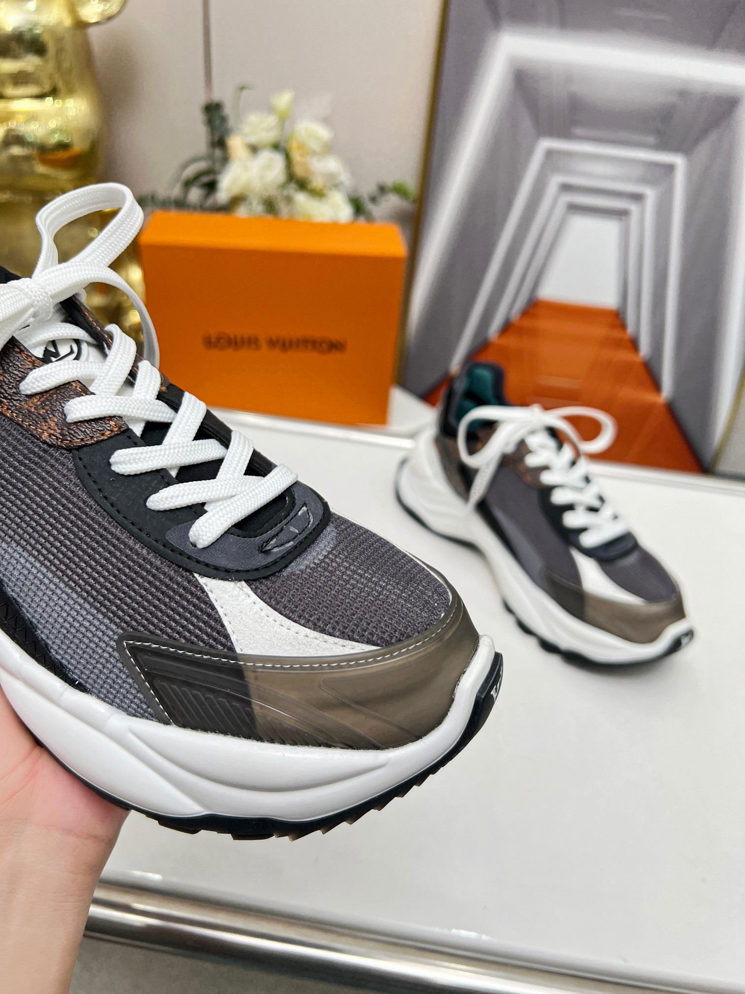L0vis Vvtt0n Run 55 Sneaker Black For Women 1AAP5L