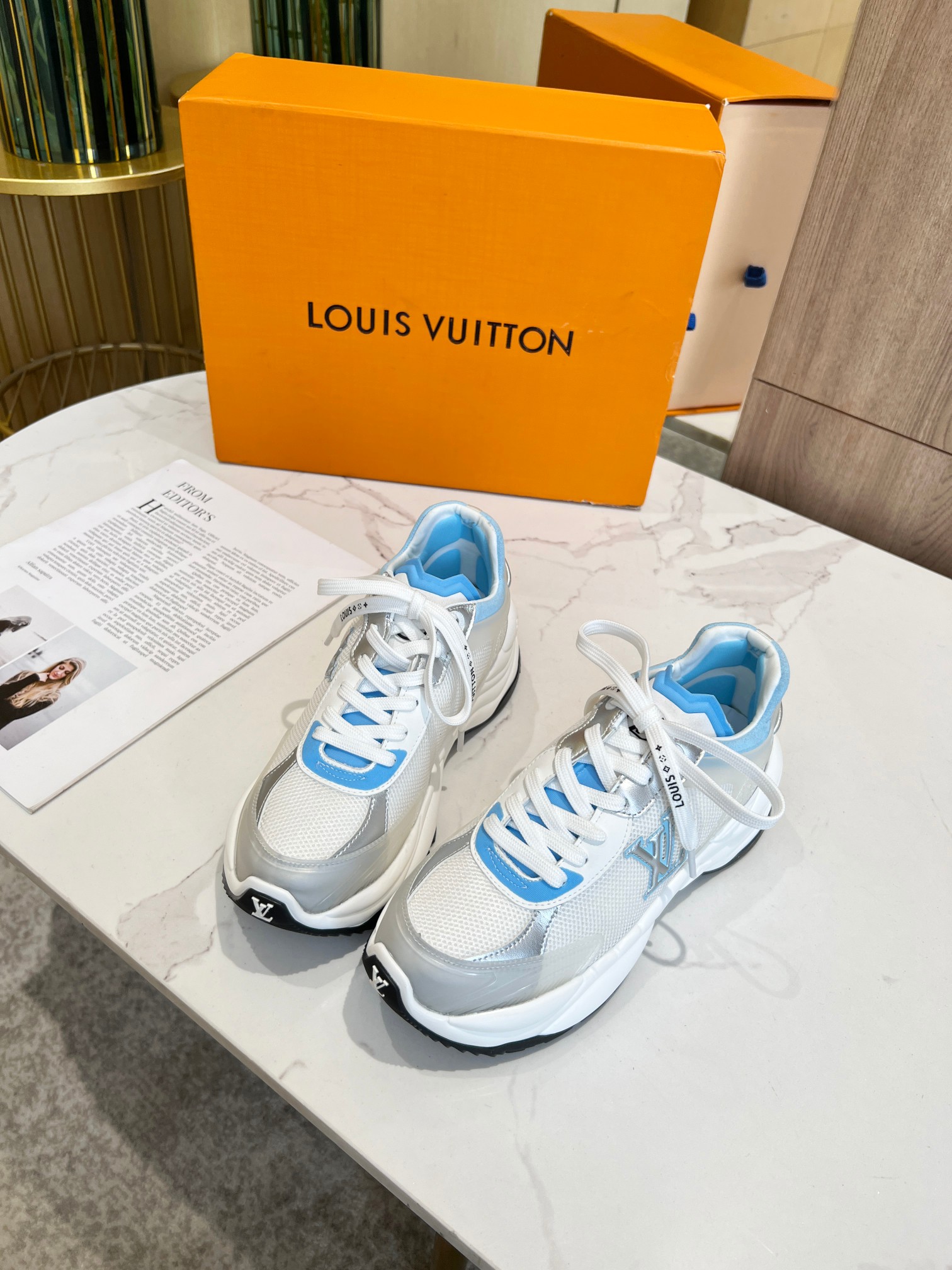 L0vis Vvtt0n Run 55 Sneaker White For Women