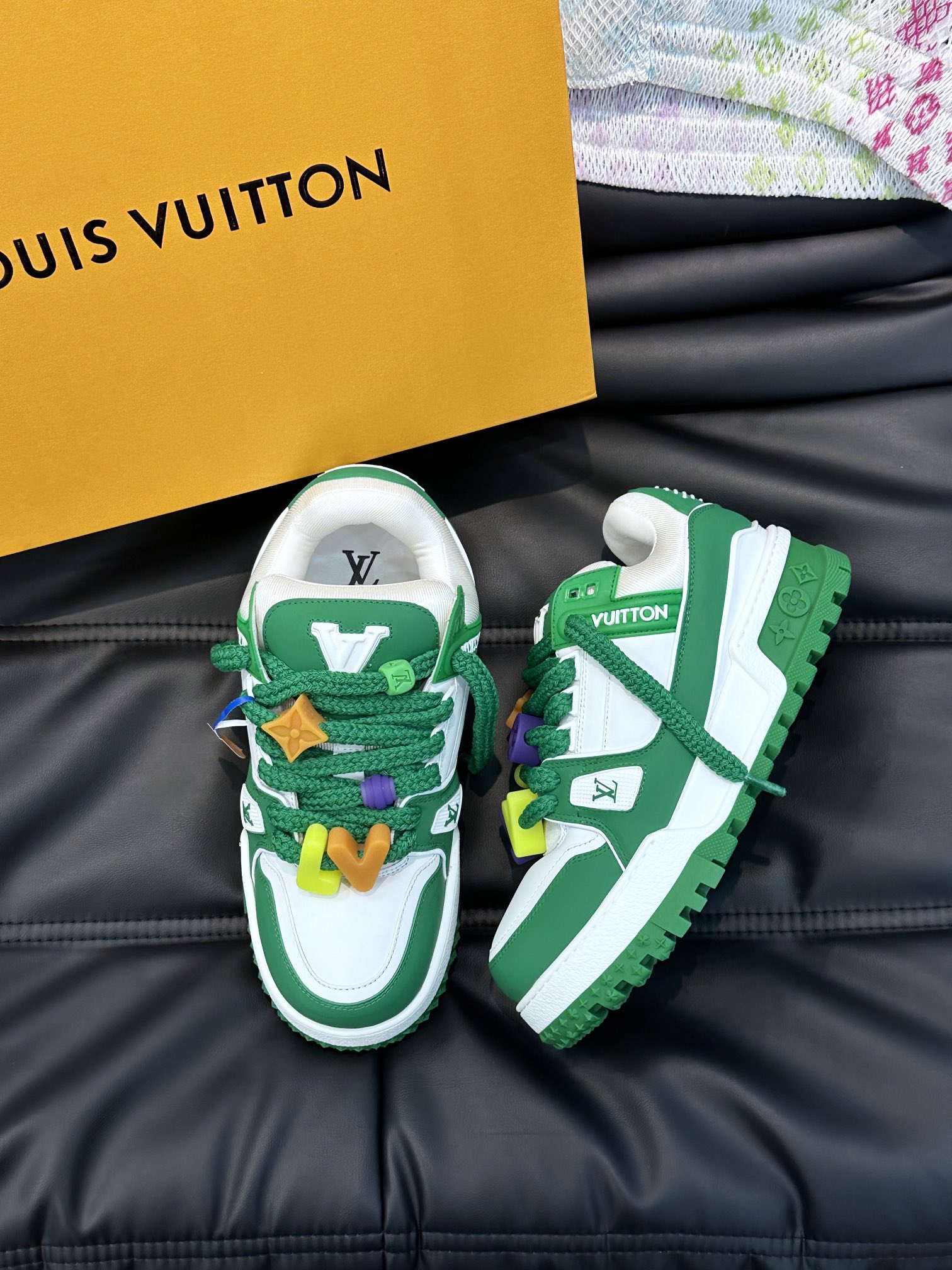 L0vis Vvtt0n Trainer Maxi Sneaker LV Green For Women