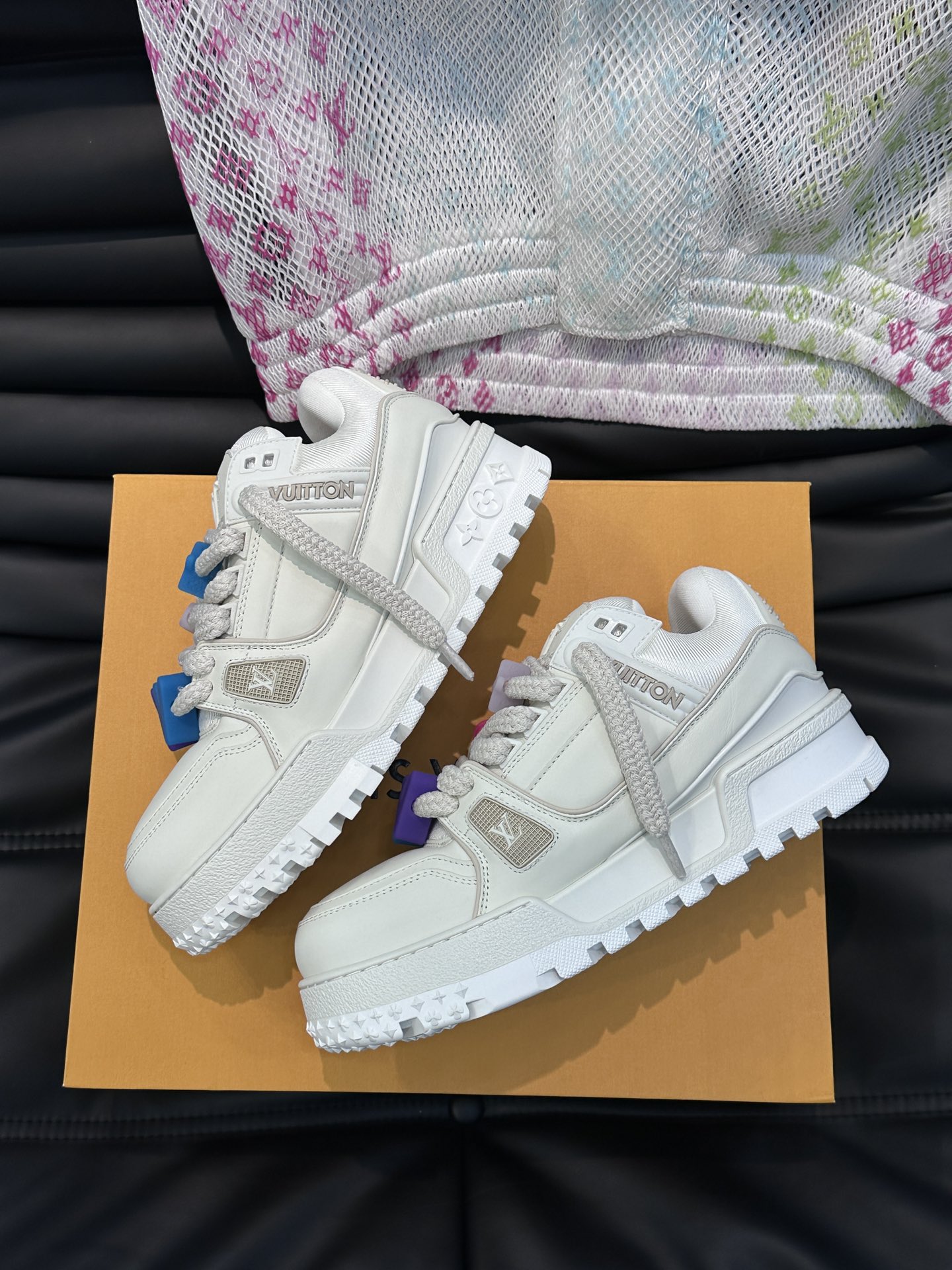 L0vis Vvtt0n Trainer Maxi Sneaker LV White For Women
