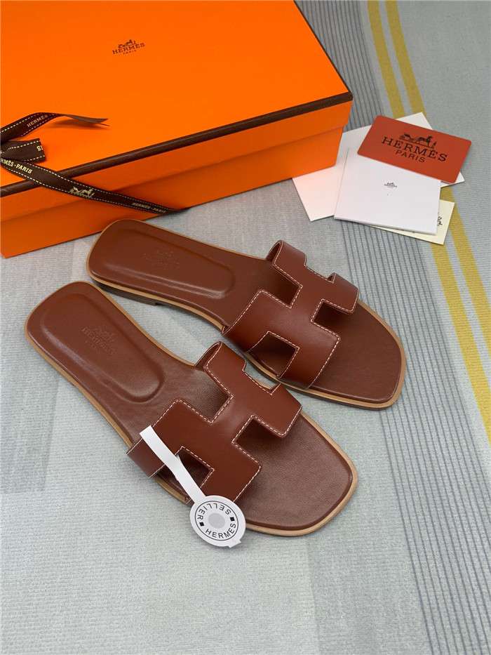 H**me5 Oran Sandal Dark Brown For Women